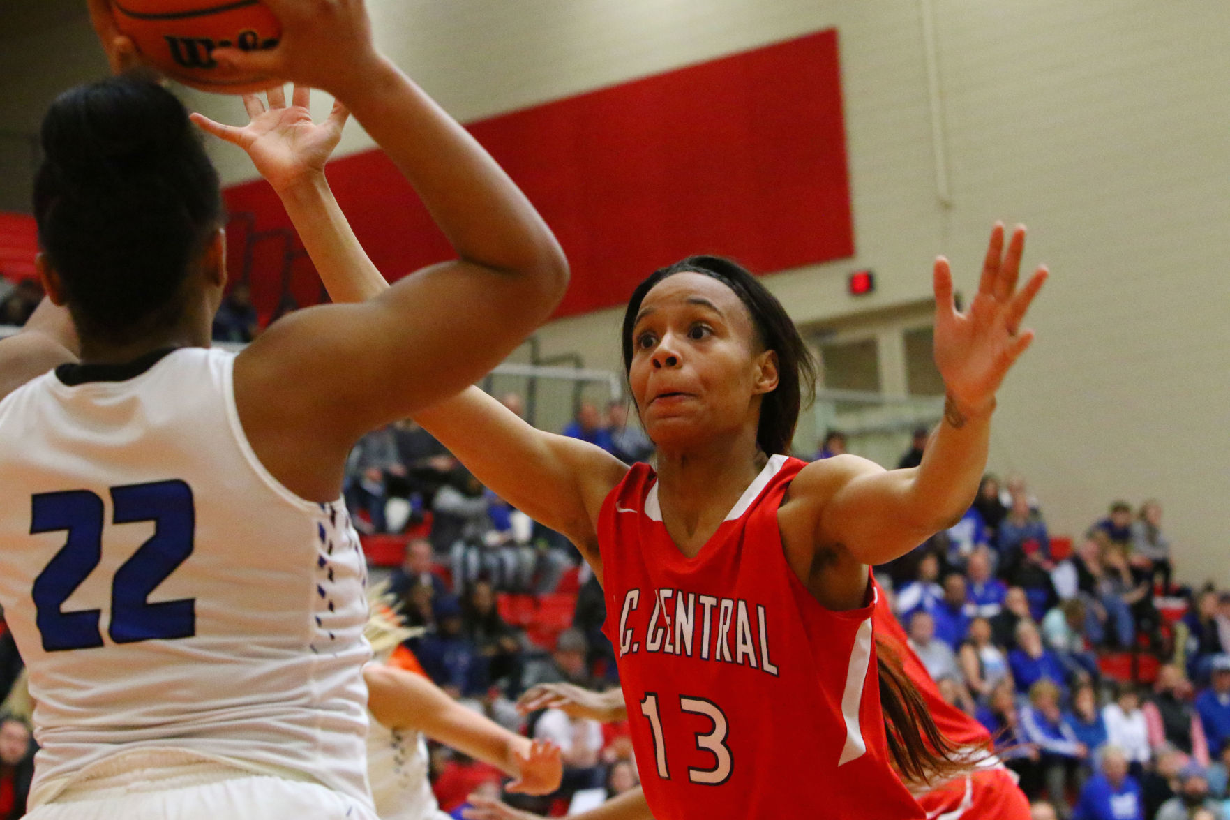 Gallery: Girls Basketball Sectional Finals - E.C. Central vs. Lake Central